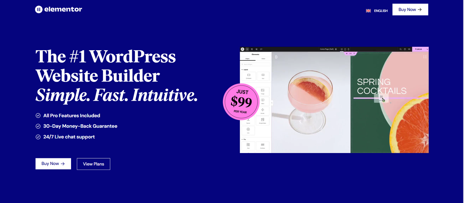 The Ultimate Guide to Elementor Benefits: Why It’s a Game-Changer 3 Website Builder
Simple. Fast. Intuitive.