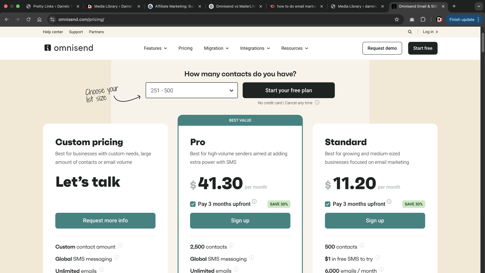 How I Made $500 a Day with Omnisend – Why We Made the Switch 9 Ominisend pricing